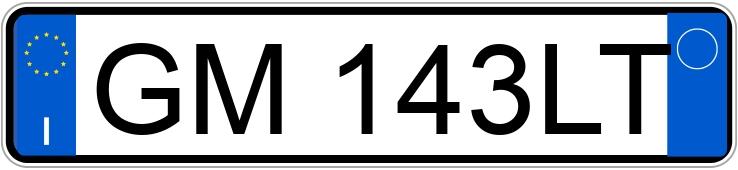 Numer rejestracyjny GM143LT posiada VOLVO XC40