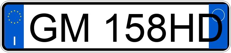 Numer rejestracyjny GM158HD posiada OPEL Astra 3a serie