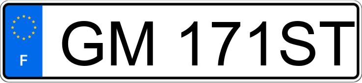 Numer rejestracyjny GM171ST posiada TESLA MODEL Y