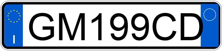 Numer rejestracyjny GM199CD posiada FIAT 500