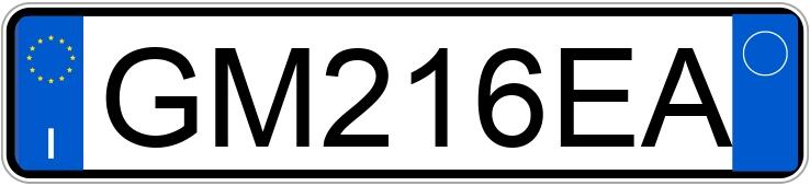 Numer rejestracyjny GM216EA posiada MERCEDES GLA