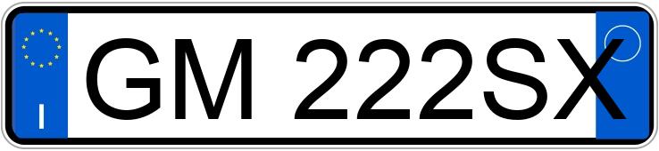 Numer rejestracyjny GM222SX posiada MERCEDES Classe A