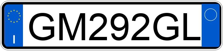 Numer rejestracyjny GM292GL posiada JEEP Compass 2a serie