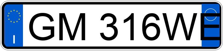 Numer rejestracyjny GM316WE posiada FORD Mustang Numer rejestracyjny GM316WE posiada FORD Mustang