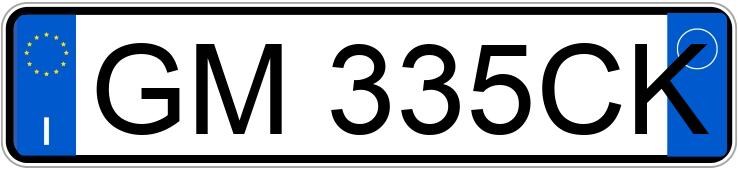 Numer rejestracyjny GM335CK posiada DS DS4 2a serie Numer rejestracyjny GM335CK posiada DS DS4 2a serie