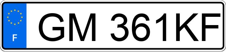 Numer rejestracyjny GM361KF posiada PEUGEOT 208 II