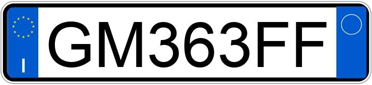 Numer rejestracyjny GM363FF posiada VOLKSWAGEN T-Roc