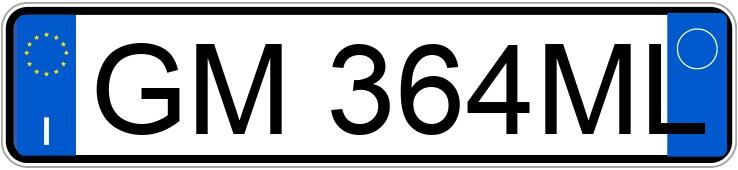 Numer rejestracyjny GM364ML posiada MG ZS Numer rejestracyjny GM364ML posiada MG ZS