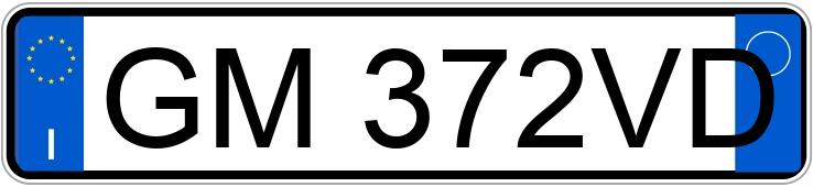 Numer rejestracyjny GM372VD posiada AUDI A5 2a serie