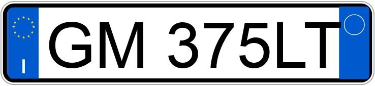 Numer rejestracyjny GM375LT posiada BMW iX1