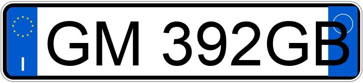 Numer rejestracyjny GM392GB posiada MERCEDES Classe C