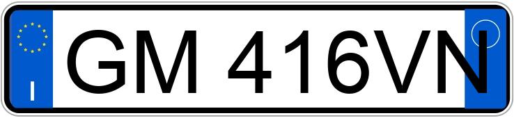 Numer rejestracyjny GM416VN posiada TESLA Model Y