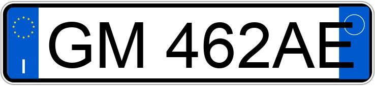 Numer rejestracyjny GM462AE posiada FIAT 500 Numer rejestracyjny GM462AE posiada FIAT 500