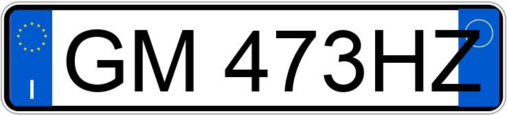 Numer rejestracyjny GM473HZ posiada VOLKSWAGEN Polo 4a serie