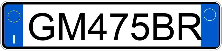 Numer rejestracyjny GM475BR posiada PEUGEOT 208 2a serie