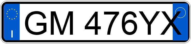 Numer rejestracyjny GM476YX posiada MERCEDES GLA