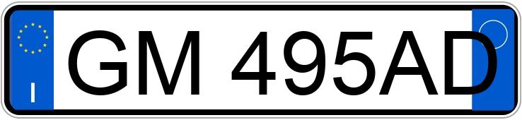 Numer rejestracyjny GM495AD posiada SKODA Fabia 4a serie