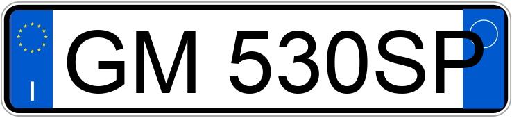 Numer rejestracyjny GM530SP posiada FORD Puma