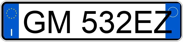 Numer rejestracyjny GM532EZ posiada CITROEN C3 3a serie