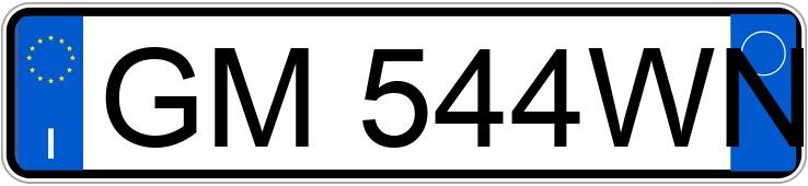 Numer rejestracyjny GM544WN posiada KIA Stonic