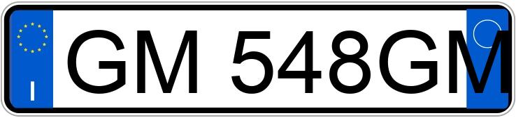 Numer rejestracyjny GM548GM posiada AUDI A1-S1