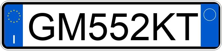 Numer rejestracyjny GM552KT posiada VOLVO XC40