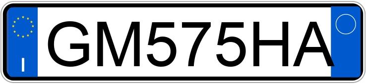 Numer rejestracyjny GM575HA posiada MAZDA CX-30