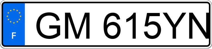 Numer rejestracyjny GM615YN posiada RENAULT MEGANE V