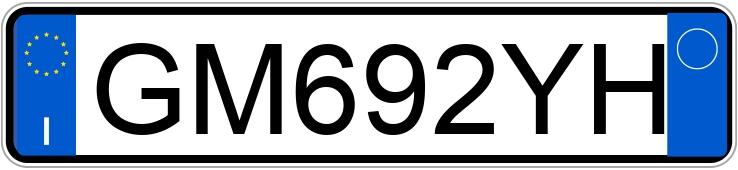 Numer rejestracyjny GM692YH posiada RENAULT Clio 5a serie