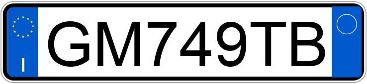 Numer rejestracyjny GM749TB posiada JEEP Renegade