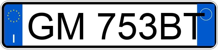 Numer rejestracyjny GM753BT posiada SUZUKI Ignis