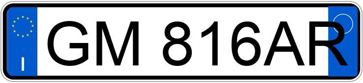 Numer rejestracyjny GM816AR posiada AUDI A1 2a serie Numer rejestracyjny GM816AR posiada AUDI A1 2a serie