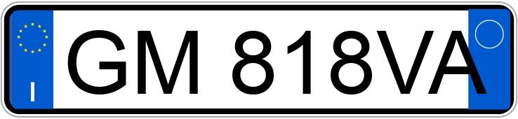 Numer rejestracyjny GM818VA posiada AUDI A3 4a serie Numer rejestracyjny GM818VA posiada AUDI A3 4a serie