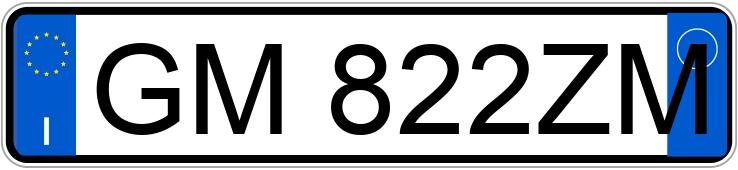 Numer rejestracyjny GM822ZM posiada TESLA Model 3