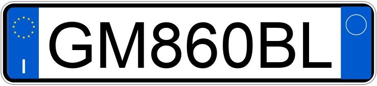 Numer rejestracyjny GM860BL posiada JEEP Renegade