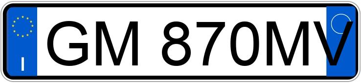 Numer rejestracyjny GM870MV posiada VOLKSWAGEN Polo 6a serie