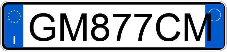 Numer rejestracyjny GM877CM posiada ALFA ROMEO Giulia