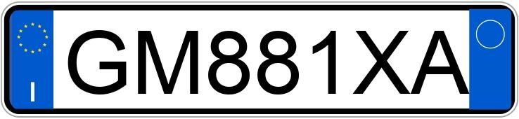 Numer rejestracyjny GM881XA posiada VOLKSWAGEN Golf 8a serie Numer rejestracyjny GM881XA posiada VOLKSWAGEN Golf 8a serie