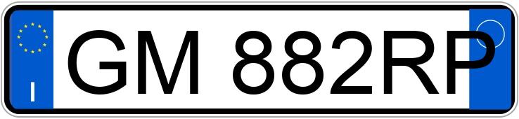 Numer rejestracyjny GM882RP posiada MERCEDES CLA