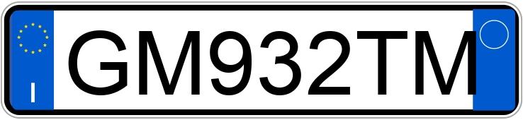 Numer rejestracyjny GM932TM posiada JEEP Renegade