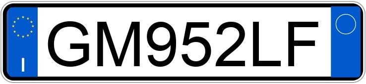 Numer rejestracyjny GM952LF posiada BMW X2