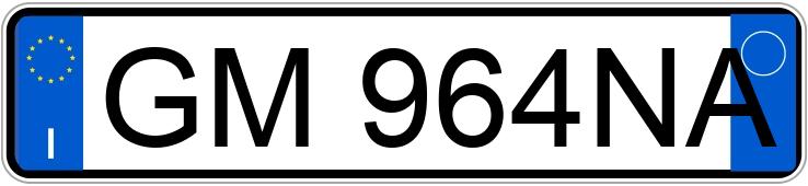Numer rejestracyjny GM964NA posiada AUDI Q3 2a serie Numer rejestracyjny GM964NA posiada AUDI Q3 2a serie