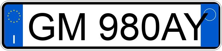 Numer rejestracyjny GM980AY posiada CUPRA Leon Numer rejestracyjny GM980AY posiada CUPRA Leon