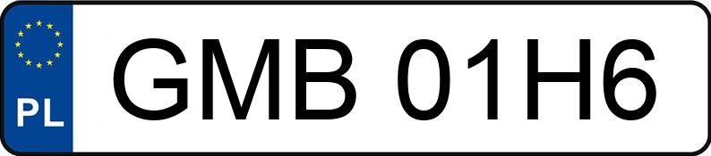 Numer rejestracyjny GMB 01H6 posiada BMW 645 - GMB01H6 Numer rejestracyjny GMB 01H6 posiada BMW 645 - GMB01H6