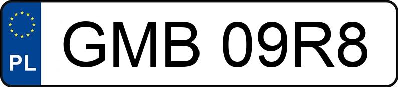 Numer rejestracyjny GMB 09R8 posiada SKODA FABIA - GMB09R8