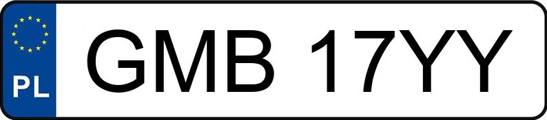 Numer rejestracyjny GMB 17YY posiada FIAT DUCATO - GMB17YY