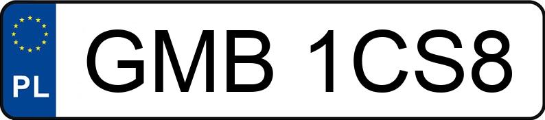 Numer rejestracyjny GMB 1CS8 posiada NISSAN ALMERA - GMB1CS8