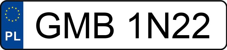 Numer rejestracyjny GMB 1N22 posiada RENAULT TALISMAN - GMB1N22