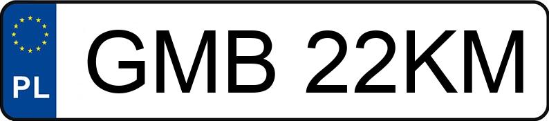 Numer rejestracyjny GMB 22KM posiada VOLKSWAGEN Caddy Diesel MR`04 E3 2.2t SDI Entry - GMB22KM