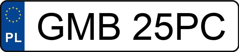 Numer rejestracyjny GMB25PC posiada BMW 520i Kat. MR`95 E39 520i Kat. MR`95 E39